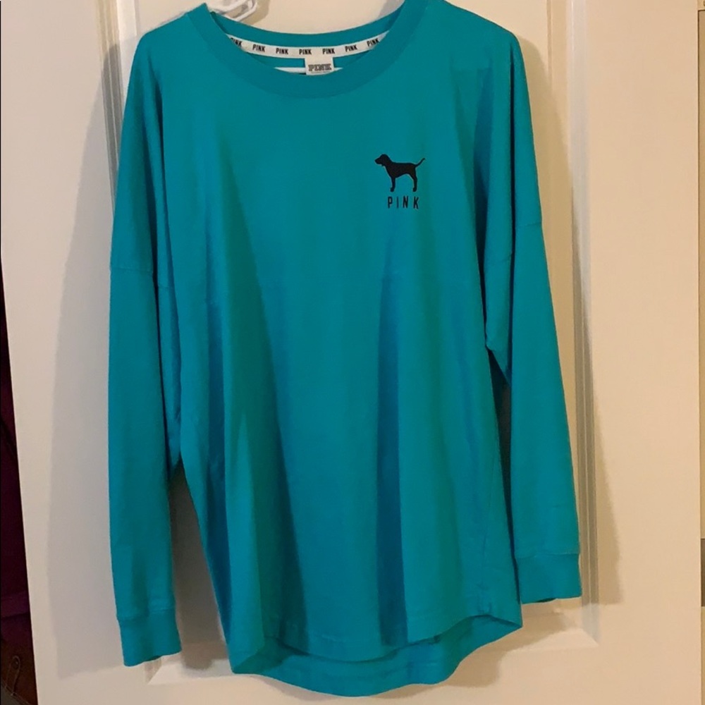 PINK teal long sleeve